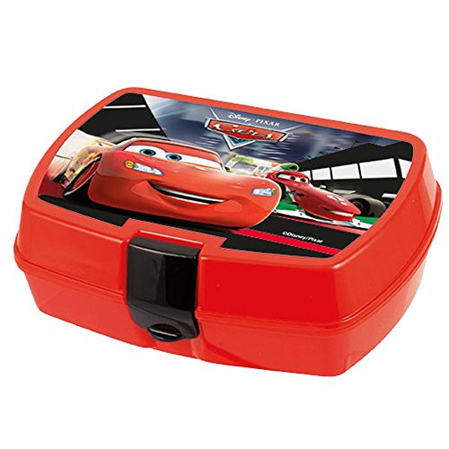 BBS Cars - Contenitore Pranzo, Colore: Rosso/Nero