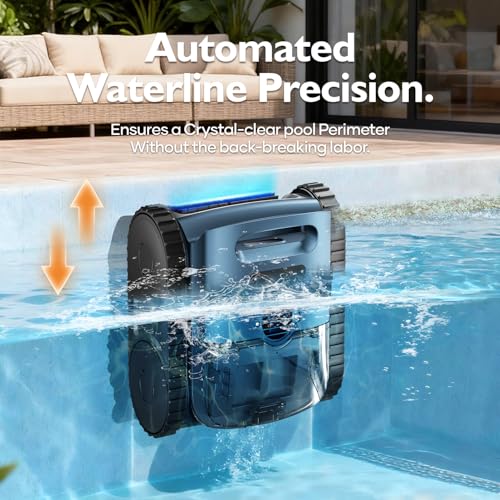 [2026 Release] Automatic Robotic Pool Vacuum for Inground & Above Ground Pools, Wall Climbing Pool Vacuum Cleaner, Cleans Floor, Walls, Waterline, Drain up to 2150 Sq. Ft., 190 Min by Lodoba - Used condition - Image 2