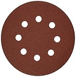 Bosch SR5R120 5-Piece 120 Grit 5 In. 8 Hole Hook-And-Loop Sanding Discs