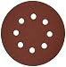 Bosch SR5R120 5-Piece 120 Grit 5 In. 8 Hole Hook-And-Loop Sanding Discs