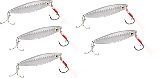 Metal Vib Hard Fishing Lure Iron Vib Fishing Lure Light Color 5pcs Artificial Eyes 20g 3D For Lake