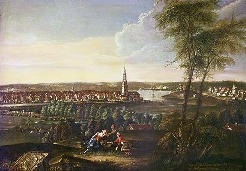 Tableau toile église Saint Johann Friedrich Meyer pour décoration salon chaleureux