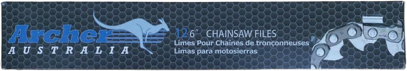 Archer 6" Chainsaw Flat Files 12-Pack for Rakers Depth Gauges for Any Size Chain