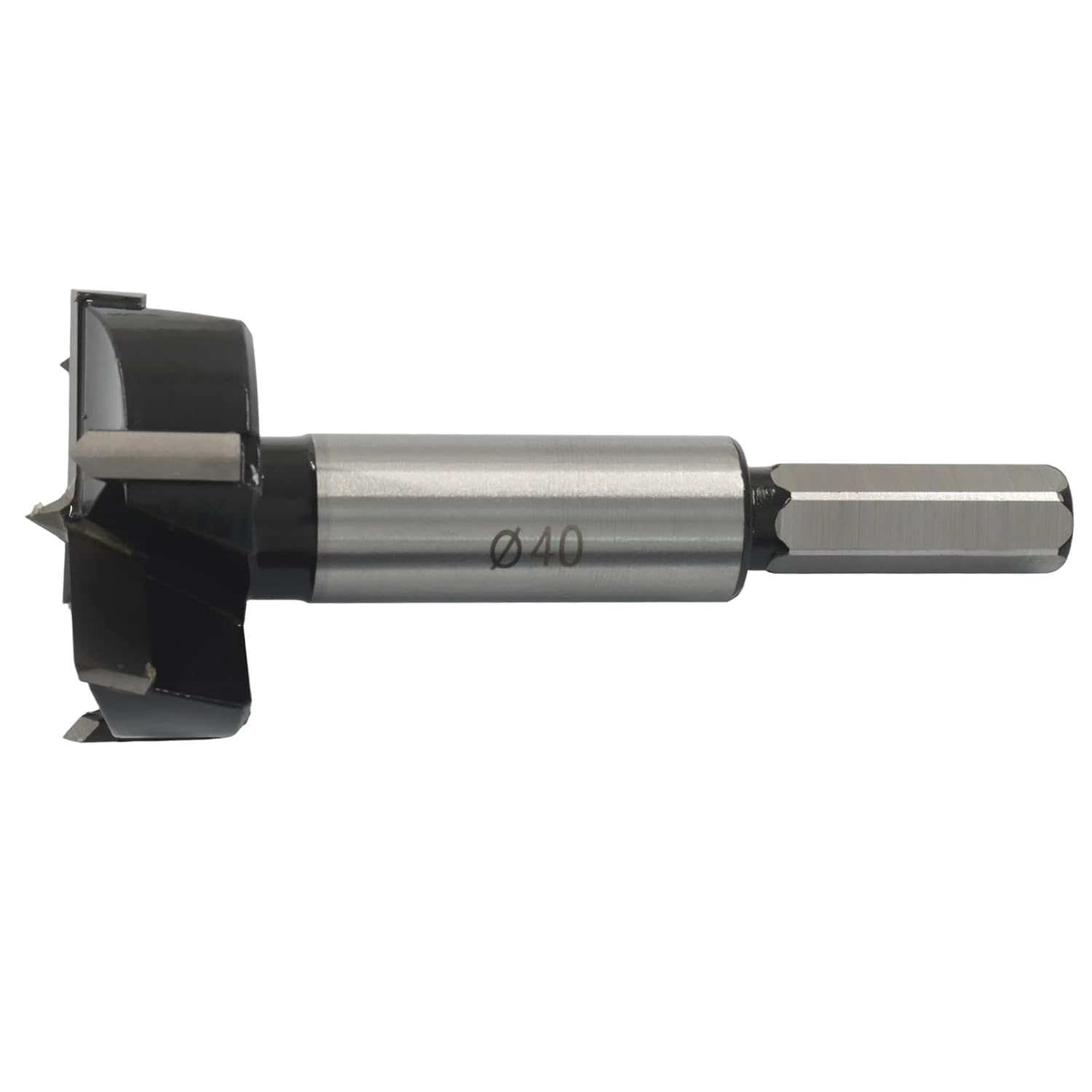1-9/16 Inch (40mm) Forstner Drill Bits | For Wood, Plywood, and Plastic, Precision Woodworking Tool, Stable Storage Case, High-Carbon Steel