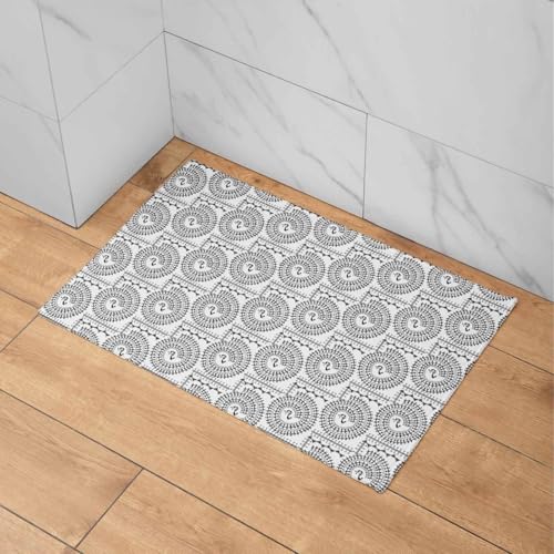 Tapis de bain antidérapant CEVAN absorbant et sécurisé pour douche