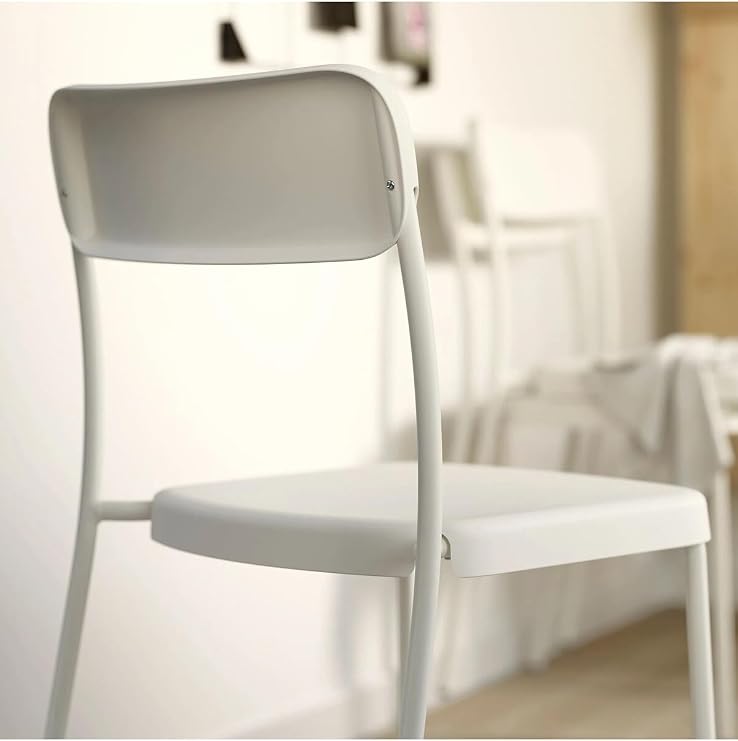 IKEA Beyaz Modern Yemek Masası Takımı, 4 Sandalyeli