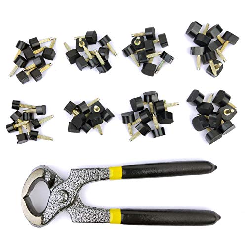 32 Pairs High Heel Tips Replacement Shoes Repair Caps, High Heel Repair Tool Kits For Women, Dowels Repair Tips Pin Kit With Stiletto Remove Pliers, 8 Different Size (8-12.5Mm) #TOP1