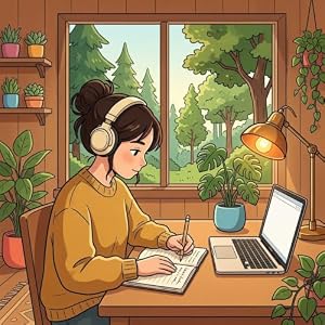 Opening the Notebook in the Home Office Corner