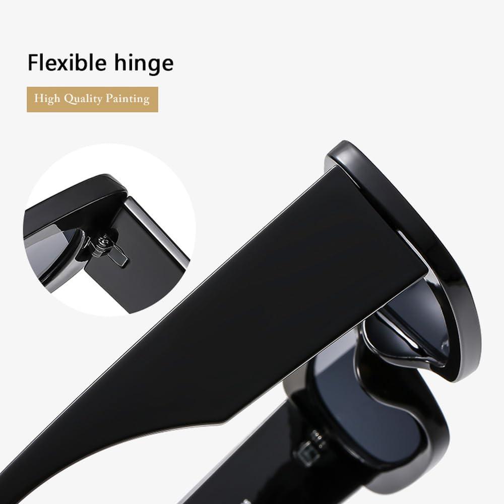 Fashion Personality Oval Frame Sunglasses Trendy Color Sun Glasses Outdoor Sports Eyeglasses Female