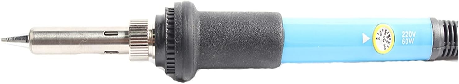 Soldering Iron Kit 110/220 60W Electric Soldering Iron Adjustable Temperature Solder Station 6pc Iron Tip Stand Solder Wire Repair Tool Kit Set Welding Tools (Color : 110 Version)