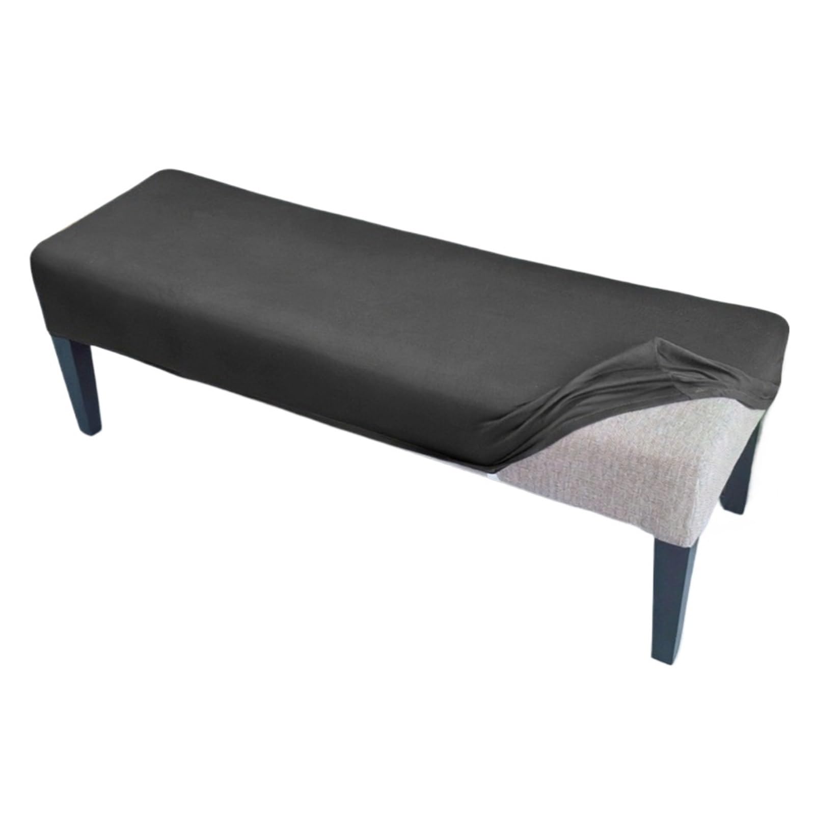 Zgcrumphant Grey-S Bench Slipcover Elastic Bench Chair Cover