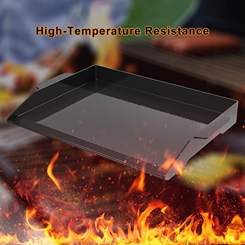 onlyfire 59x41cm Plaque Plancha en Fonte Émaillée pour BBQ à Gaz et Charbon – vue 3