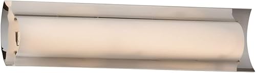 Diseño grupo iluminación fsn-8631-drop-crom Justicia diseño de la Justicia GrupoFusionlineate 22inch lineal LED baño barAcabado de cromo pulido con