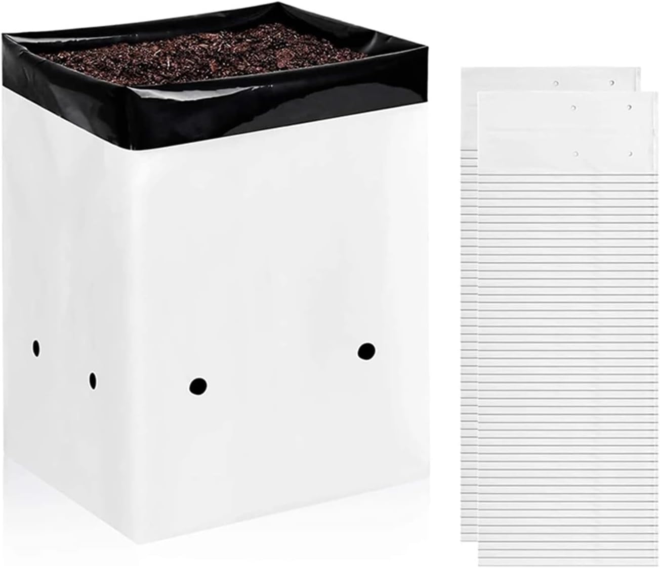 Grow Bags Plant Grow Bags Black and White Panda Film Containers Garden Grow Bags Planting Bags