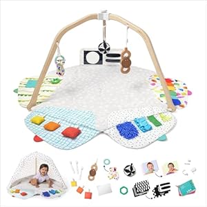 LOVEVERY | The Play Gym | Award Winning For Baby , Stage-Based Developmental Activity Gym & Play Mat for Baby to Toddler
