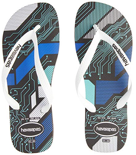 Chinelo Trend, Havaianas, Masculino, Preto/Branco, 41/42