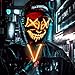 MeiGuiSha LED Halloween Light Up Purge Mask Women,Halloween Scary Cosplay Purge Mask LED for Festival Padrties (Orange)