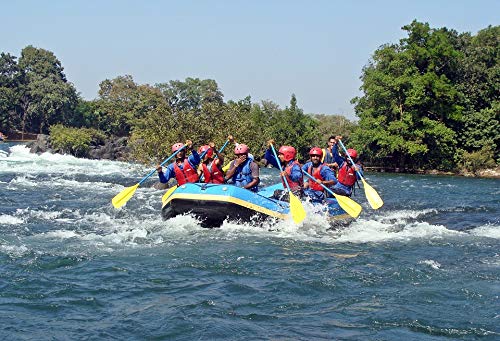 Home Comforts Rafting Dandeli River Rafting Karnataka Kali River-20 Inch By 30 Inch Laminated Poster With Bright Colors And Vivid Imagery-Fits Perfectly In Many Attractive Frames