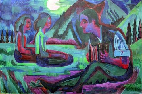 Affiche Gare de Koenigstein Kirchner 60x90cm pour habiller un mur vide avec un tableau d'art