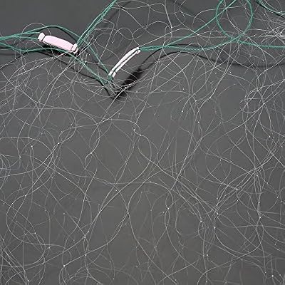 Lixada 25m 3 Layers Monofilament Fishing Fish Gill Net with Float #1/#2/#3/#4/#5/#6