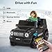 ANPABO Licensed Mercedes-Benz G63 Car for Kids, 12V Ride on Car w/Parent Remote Control, LED Headlights, Music Player & Horn, Soft Start, Low Battery Prompt, Kids Electric Car, Black