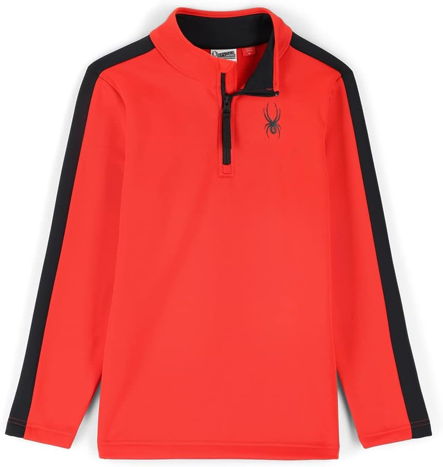 Sweat Garçon Spyder Big Boys' Embossed Thermal Taille XL Couleur Volcano - Neuf