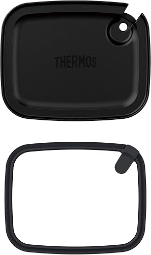 Miniatura 3 de Thermos KC-SA600 BK Storage Container, My Food Container, Square, 20.3 fl oz (600 ml), Black