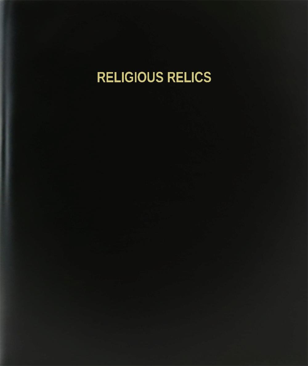 BookFactory Religious Relics Log Book/Journal/Logbook - 120 Page, 8.5''x11'', Black Hardbound (XLog-120-7CS-A-L-Black(Religious Relics Log Book))      Case