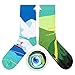 Produktbild CUP OF SOX Bunte Lustige Socken für Männer und Frauen, Geschenksocken mit Lustigen Mustern im Pappbecher (Berg, 45-48)