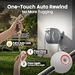 Betta EaseReel Battery-Powered Retractable Garden Hose Reel, 100ft x 1/2" - Image 2
