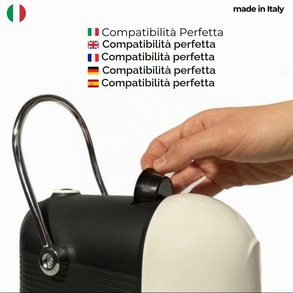 Caffè DECA, intenso (192 Capsule) compatibili con Lavazza A Modo Mio, 12 Box da 16 Capsule, gusto ricco e deciso, senza caffeina, espresso equilibrato da gustare in ogni momento (La Capsuleria)