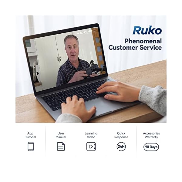 Ruko F11PRO Drones with Camera for Adults 4K UHD Camera, 60 Mins Flight Time with GPS Auto Return Home, Brushless Motor, Black (with Carrying Case) - Image 7