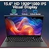 15.6“ FHD Gaming Laptop - Ryzen 7 5825U Processor (8C/16T, Up to 4.5GHz), 32GB RAM, 1TB NVMe SSD, Laptop Computer with Backlit Keyboard, Fingerprint Reader, Webcam Switch, Windows11 Pro - Grey
