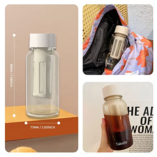 Erised's Bifrost Cold Brew Coffee Maker,Iced Wine Bottles, Tritan Plastic,Bpa Free Water,Mesh Filter Loose Leaf Tea Strainer Infuser,Outdoor Sports Fitness Gym,Office,Camping Hikingtravel,16Oz/550Ml #TOP1