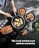 Non Stick Frying Pans Hybrid Ceramic, 12 Inch Tri-Ply Stainless Steel Skillet, Non-Toxic, PFAS/PFOA/PTFE Free, Metal Utensil Safe, Dishwasher & Oven Safe, Induction Compatible,Upgraded Version #1