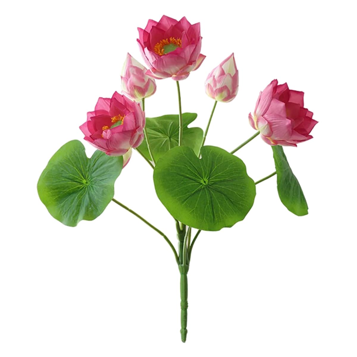 Lotus artificiel réaliste pour étang et jardin sans entretien