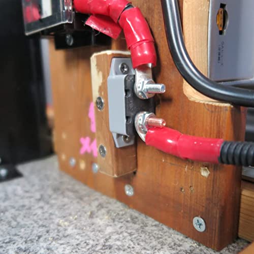 Ampper Dc 12V - 24V Automatic Reset Circuit Breaker With Cover Stud Bolt For Automotive And More (30A, 2Pcs) #TOP2