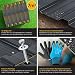 Kesser® – 12 x perfiles chapa trapezoidal 129 cm x 45 cm...