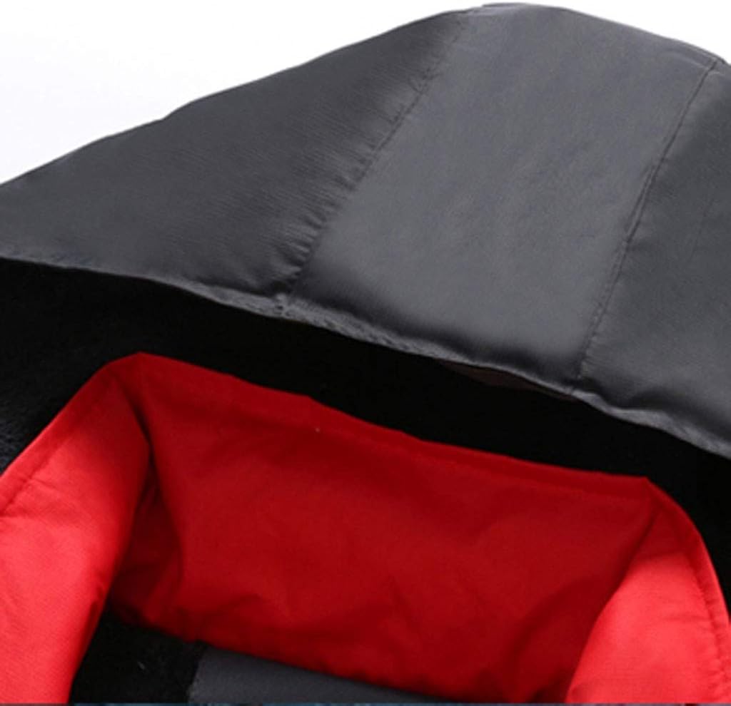 Uqiangy Mens Lightweight Sports Outdoor Waterproof Removable Hooded Windbreaker Rain Jacket(Red,XXXL) at  Men’s Clothing store