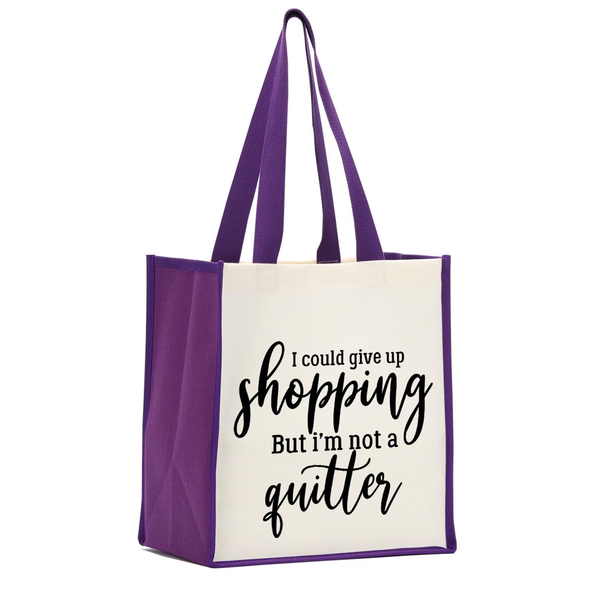 Chenyoumaoyi Funny Gifts Shopping Tote Bag Christmas Presents for Women Waterproof Beach Bag Grocery Bags Canvas Tote Bag