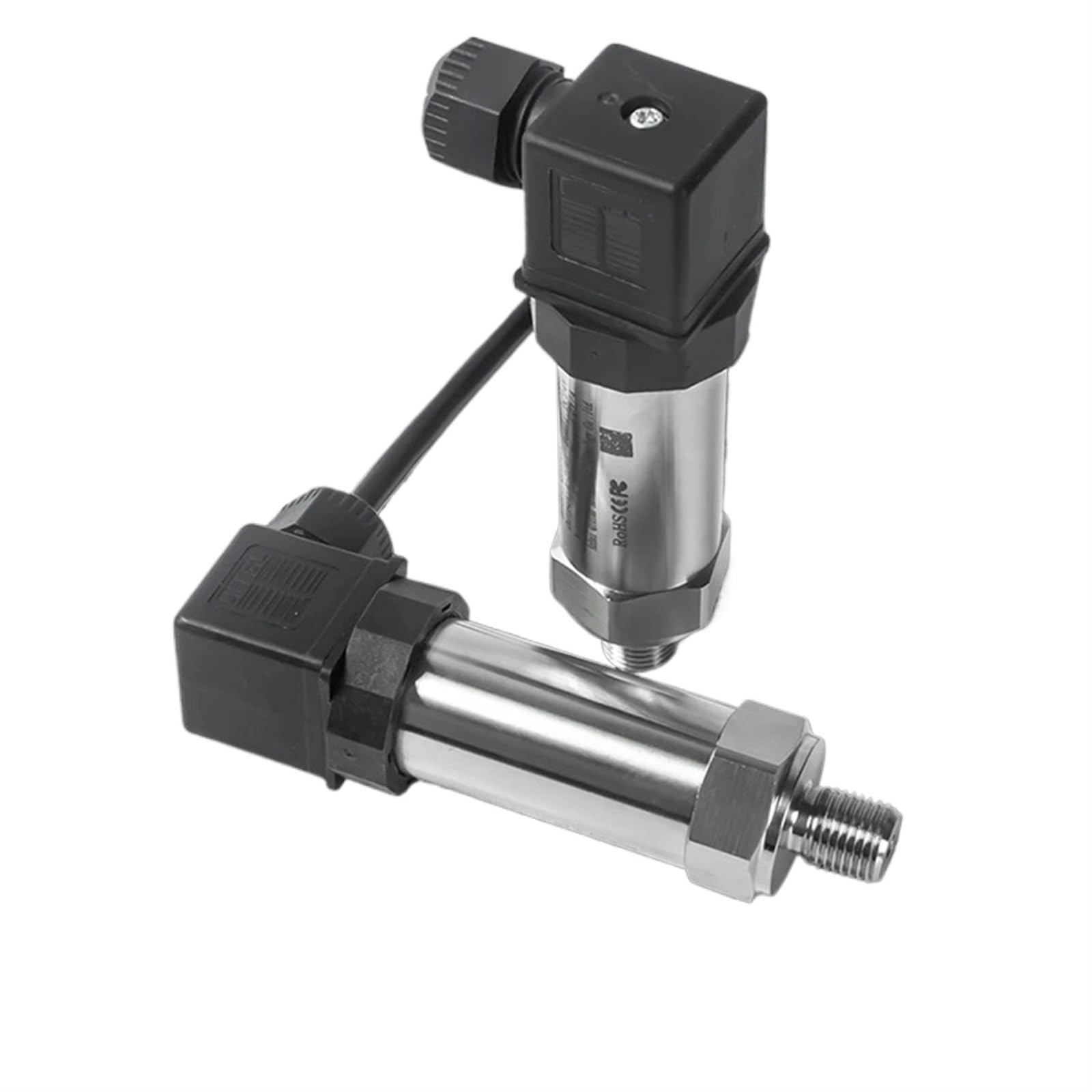 4-20mA 0-150psi G1/4'' Pressure Sensor Transmitter 304 Stainless Steel Pressure Sensor Transducer for Water Oil Fuel Gas Air Sensor(4-20mA Output,0-0.2bar)