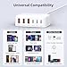 USB C Charger Block 100W GaN 6 Port Type USB C Charging Station Portable Travel Multi USB Desktop Charger 3 USB C 3 USB A Fast Charger for iPad iPhone 16 15 14 13 12 Pro Max Pixel Note Galaxy -White USB C Charger Block 100W GaN 6 Port Type USB C Charging Station Portable Travel Multi USB Desktop Charger 3 USB C 3 USB A Fast Charger for iPad iPhone 16 15 14 13 12 Pro Max Pixel Note Galaxy -White