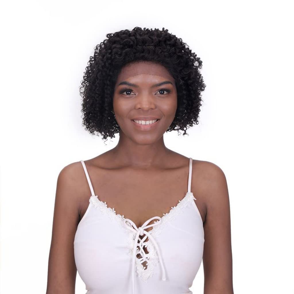 Perruque courte cheveux bouclés mode et légère pour changer de look instantanément en soirée