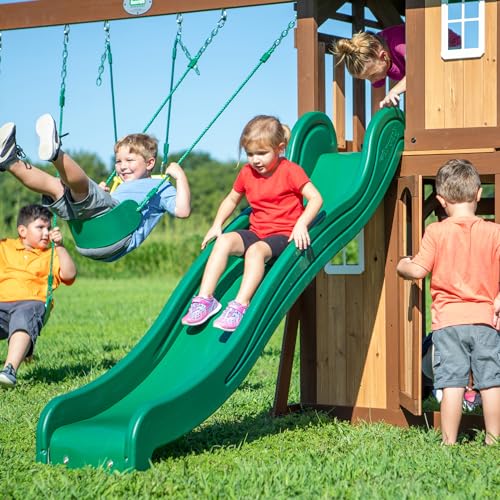 Backyard Discovery 2001022 Lakewood Cedar Wood Swing Set thumb #5