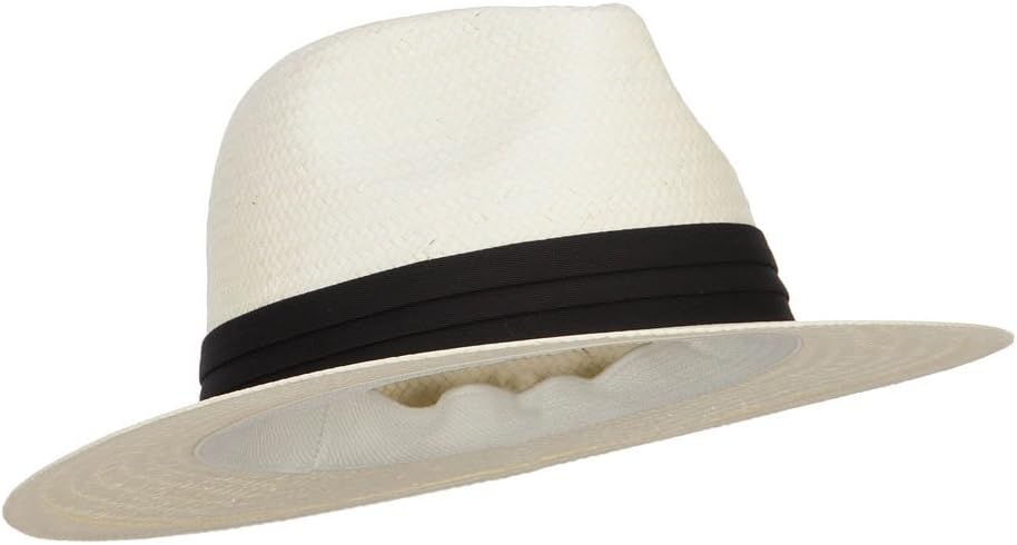 MG Toyo Fedora Hat with Color Band