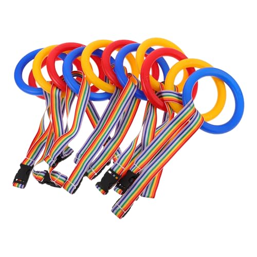 Sistema de Colores Fácil de Usar cuerda antipérdida 12 anillas