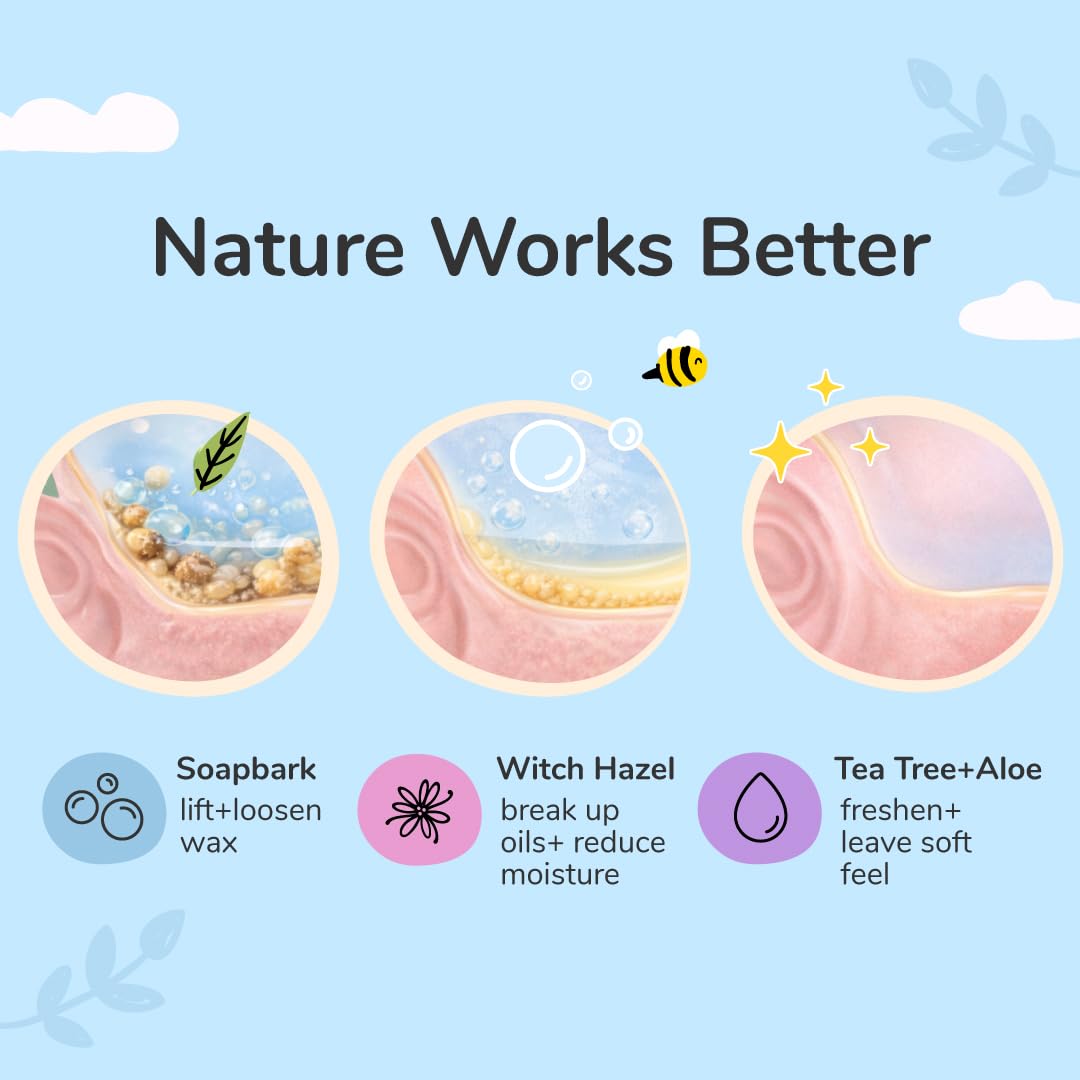 kin+kind Organic Dog Ear Drops & Cleaner Solution - Easy-to-Use Ear Wash for Dogs - Cleans Wax, Dirt & Odor - Gentle Ear Cleaning w/Witch Hazel, Aloe Vera & Tea Tree Oil - Made in USA - 4 fl oz - image 3
