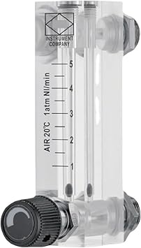 LZM-6T float flow meter panel mount low flow Air rotameter industrial acrylic air variable area flow meterGas 0.4-4LPM