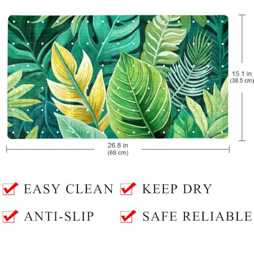 Tapis de bain séchage rapide absorbant l'eau et lavable en machine - 5