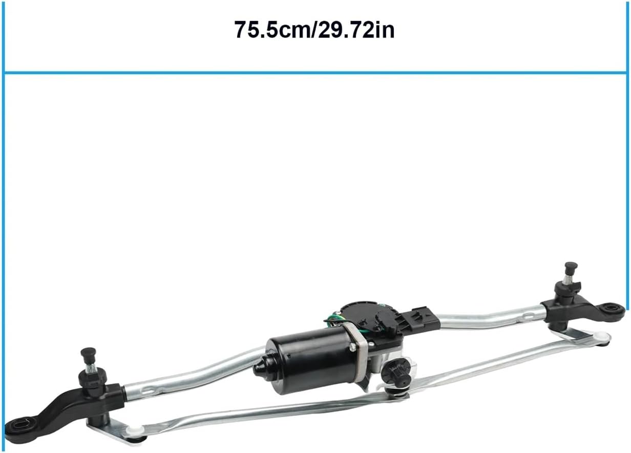 Nltra Silent Front Windshield Wiper Arm Motor and Linkage Assembly Compatible with Fit for Wrangler 55077859AB 55077859AD 40458 85458 Dedicated car